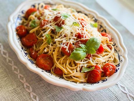 Roasted Balsamic Cherry Tomato Pasta