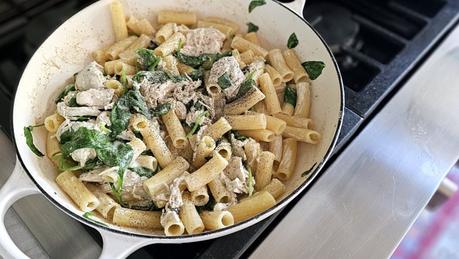 Simple Basil Chicken Pasta