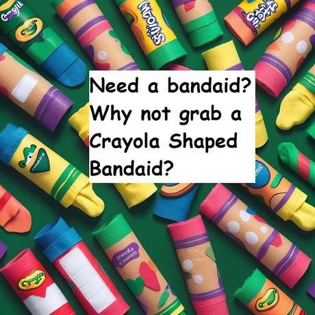 Are Crayola-shaped kids' bandages the magic cure for tears and tantrums?