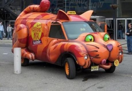 Meow Mix cat inspired van