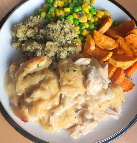 Chicken and Dumpling Casserole for two