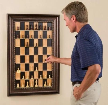 Vertical Chess Boards and Sets