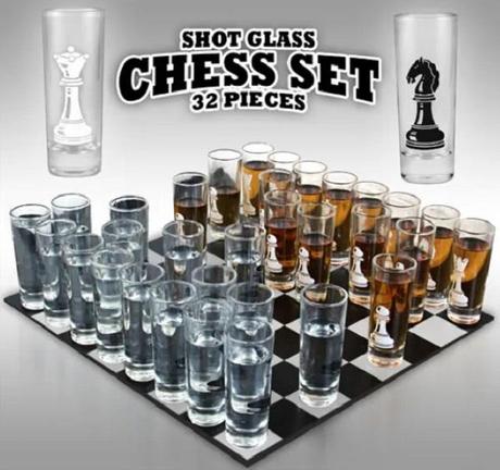 Thumbs Up Shot Glass Chess