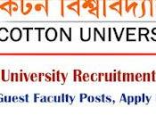 Cotton University Recruitment 2024 Guest Faculty Posts