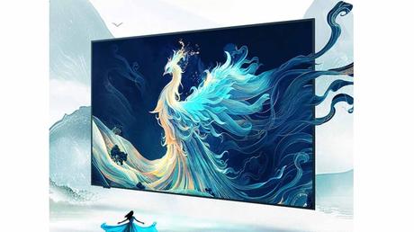 tcl thunderbird bluebird 75 inch 4k smart tv launched with 144hz refresh rate as a wallpaper tv