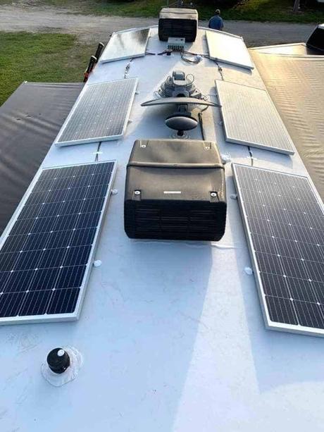 Complete RV Solar System - Roof Panels