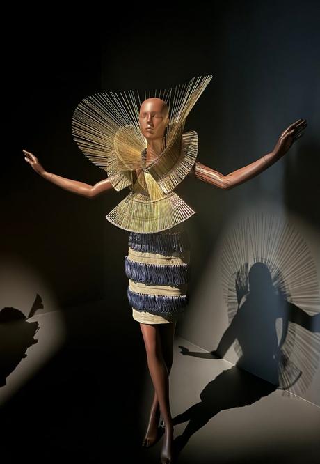 Iris Van Herpen - dress made with umbrella spokes