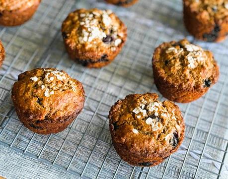 Maple Molasses Blueberry Muffins