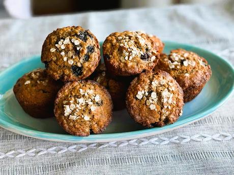 Maple Molasses Blueberry Muffins