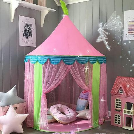 Tiny Land Princess Castle Play Tent With Glitter Dot