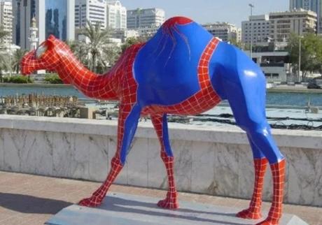 Camel Looks like Spider-Man