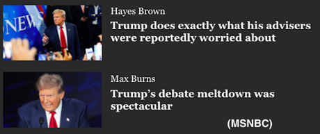 Some Reactions To The Harris And Trump Debate