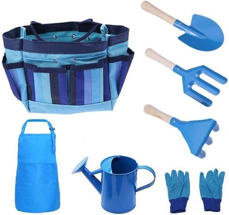 FUQUN 7Pcs Kids Gardening Tools Set