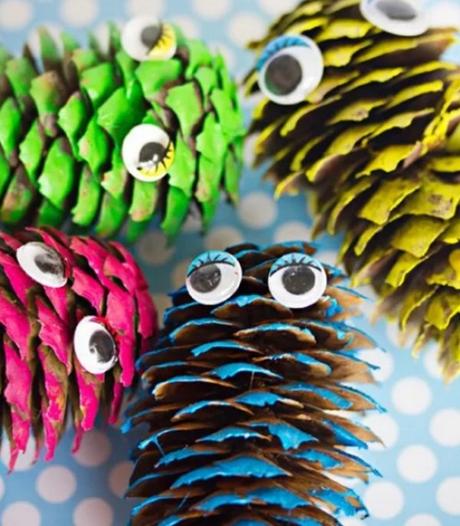 Pinecone Monsters