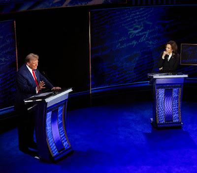 Donald Trump's fragile ego lies bleeding on the debate-stage floor after Kamala Harris used smarts, patience, and tactics to leave him (and his campaign?) in a heap