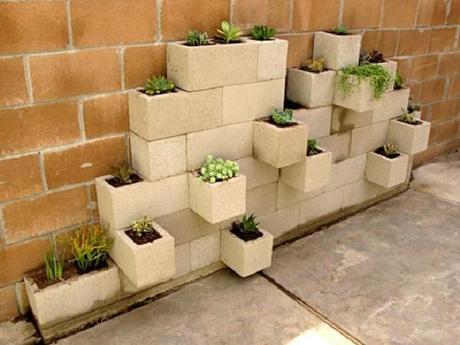 Make Your Own Cinder Block Planters