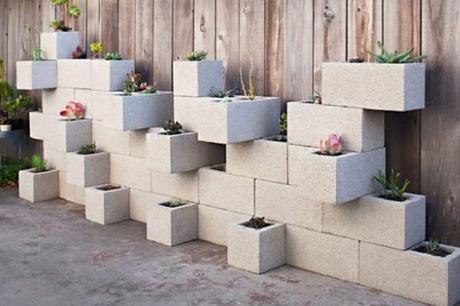 Make Your Own Cinder Block Planters