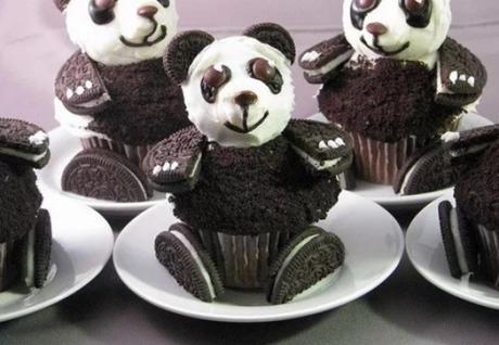 Panda Inspired Cupcakes