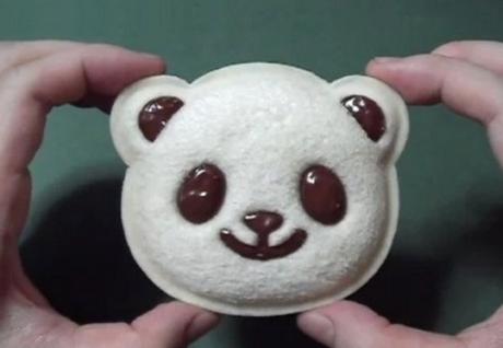 Panda Inspired Sandwich