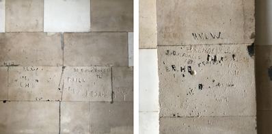 Graffiti at Horseguards Parade building