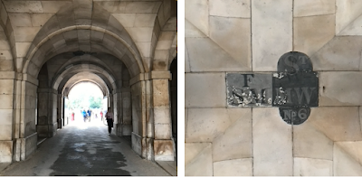 Graffiti at Horseguards Parade building