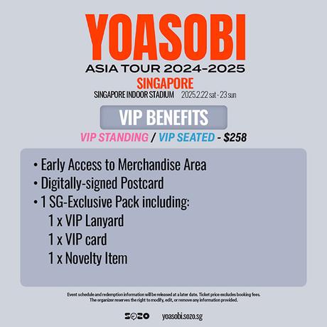 YOASOBI Returns to Singapore for a Two-Day Concert in February 2025 – Here's How to Secure Early Access Tickets