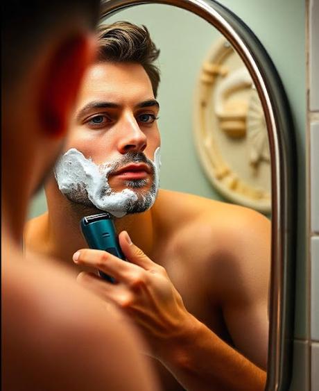 Image: 3-in-1 Rechargeable Shaver, Rotary LED Display