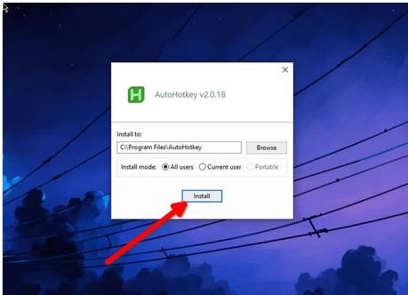 AutoHotKey Installation on Windows