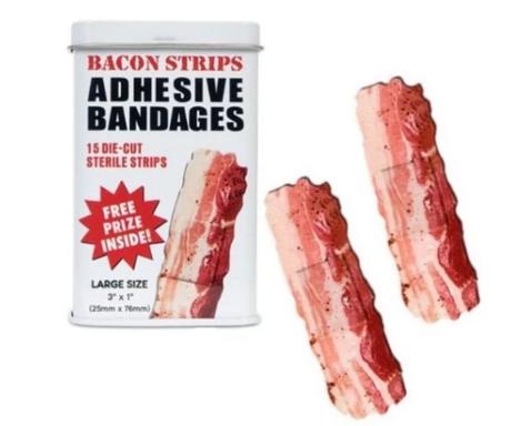 Bacon inspired plasters