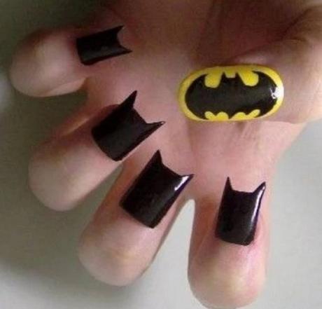 Batman Nail Art