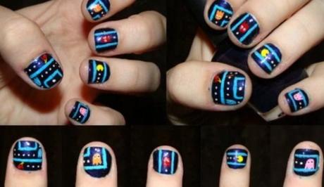 Pacman Nail Art