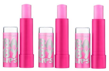 Image: three free Maybelline baby lips