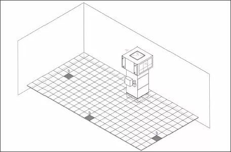 Data room displacement air distribution