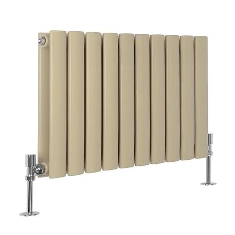 Milano Aruba - Elk Brown Horizontal Designer Radiator - Choice of Size cut out