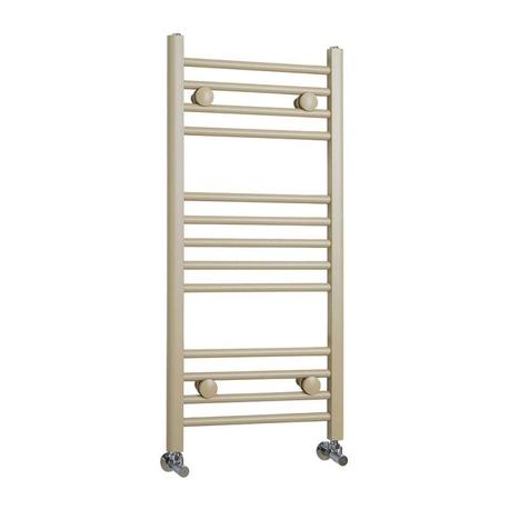 Milano Ive - Elk Brown Straight Heated Towel Rail - Choice of Size cut out