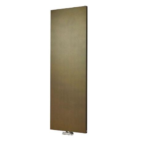 Milano Riso - Antique Gold Flat Panel 1800mm Vertical Designer Radiator (Single Panel) - Choice of Size cut out