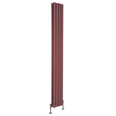 milano aruba booth red vertical radiator cut out