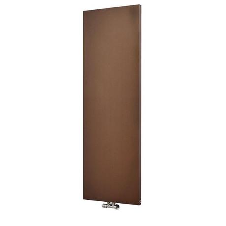 Milano Riso - Antique Copper Flat Panel 1800mm Vertical Designer Radiator (Single Panel) - Choice of Size cut out