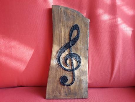 String art treble clef