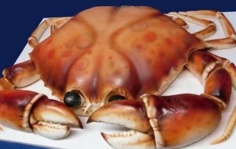 Crab Shaped Cake