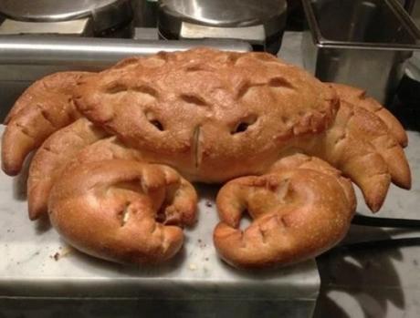 Crab shaped Bread