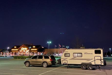 RV Overnight Parking Cabelas