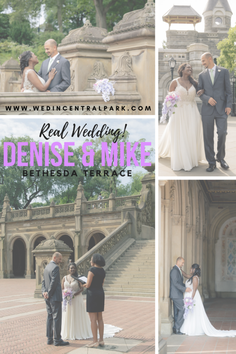 Denise and Mike’s Elopement Wedding at Bethesda Terrace