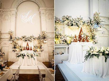 Impossibly pretty wedding with elegant decor at Maison Principale | Sara & Michael