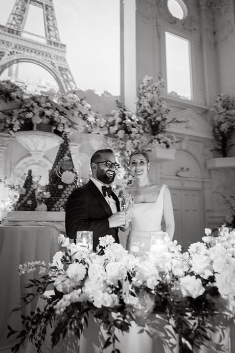 Impossibly pretty wedding with elegant decor at Maison Principale | Sara & Michael