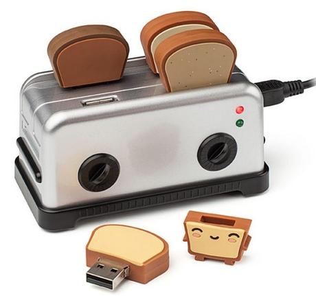 USB Toaster Hub and Thumbdrives