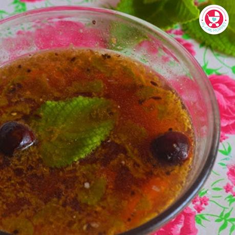 karpooravalli/ ajwain leaves rasam for cold and phlegm, This recipe blends the healing power of Karpooravalli with spices, creating a comfort soup.