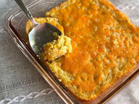 Cheesy Sweet Corn Casserole