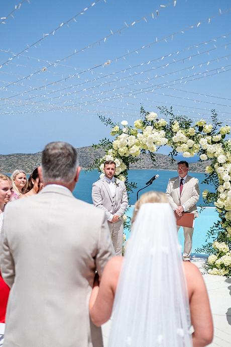 Timeless elegant wedding on the coast of Crete  | Emma & Jack