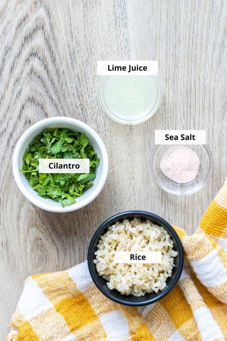 4 Ingredient Cilantro Lime Rice (Rice Cooker Recipe)